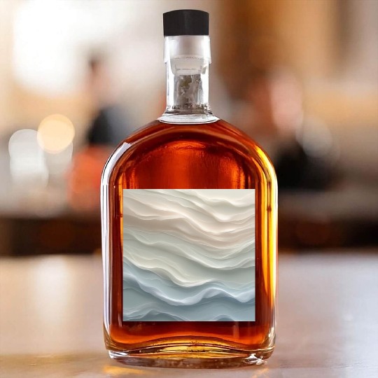 Take a Deep Breath – Calm Abstract Whiskey Bottles