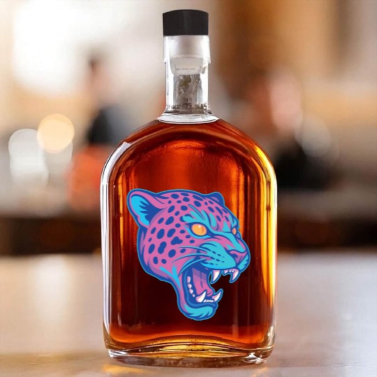 Jaguar pastel Whiskey Bottles