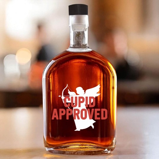 Cupid Approved Silhouette Whiskey Bottles