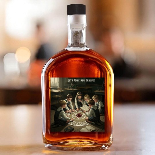 New Friends, Old Rituals Whiskey Bottles