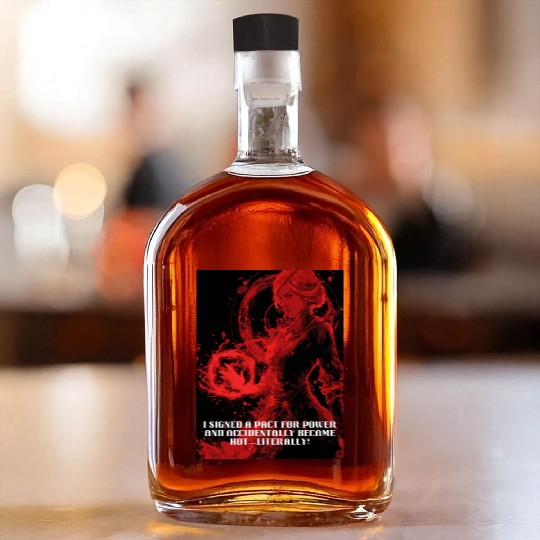 Female Warlock Whiskey Bottles