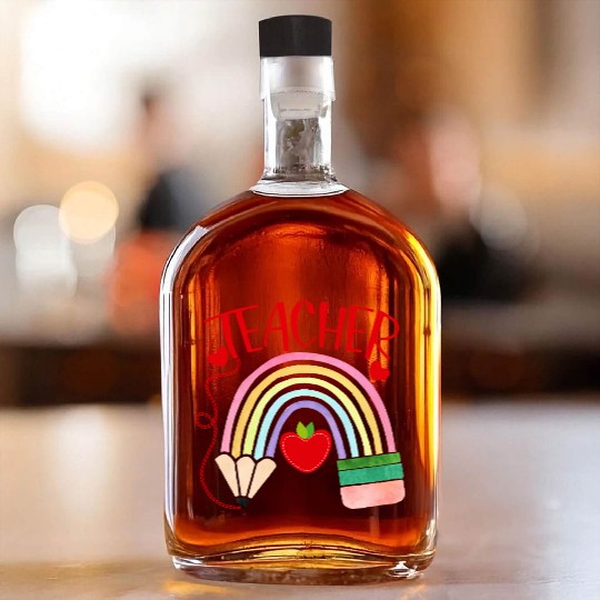TEACHER Whiskey Bottles, TEACHER APPRECIATION Whiskey Bottles