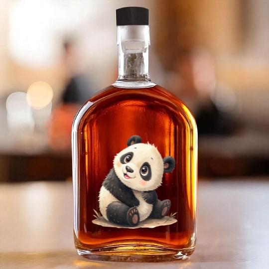 Bamboo Bliss Panda Whiskey Bottles