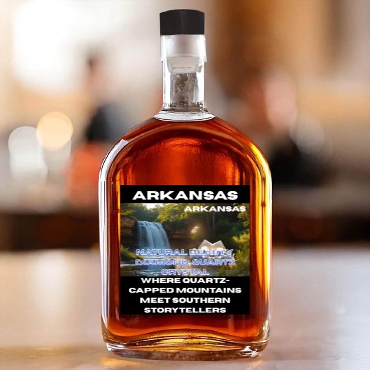 Arkansas Natural Art Whiskey Bottles