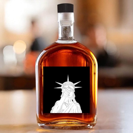 Oh the shame Statue of Liberty US for sale chaos Whiskey Bottles