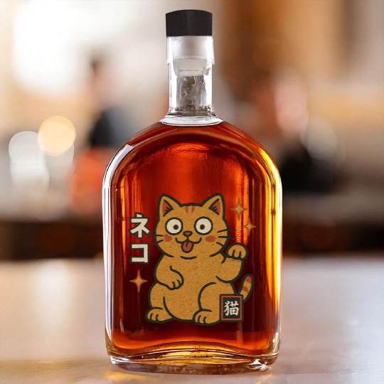 Lucky Cat Japanese Whiskey Bottles