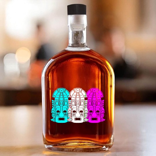 Mayan And Aztec Symbol Aztec Inca Whiskey Bottles