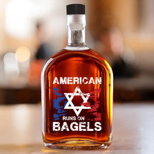 American Pride with Star and Bagel Spirit Whiskey Bottles