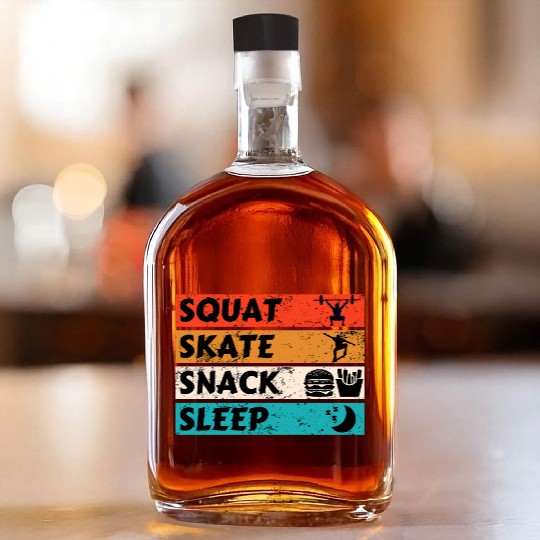 Bold Motivational Lifestyle Poster Whiskey Bottles