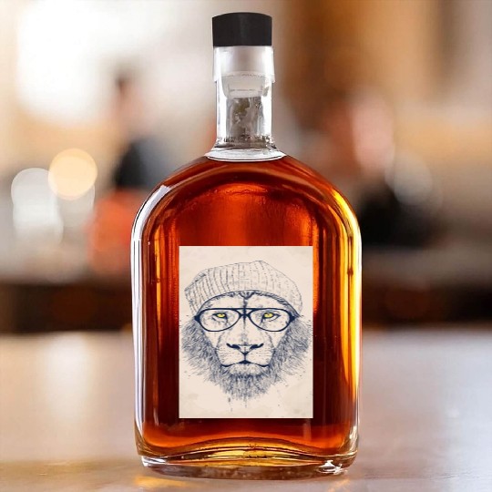 Hipster Lion Best Selling Top Store Popular Whiskey Bottles