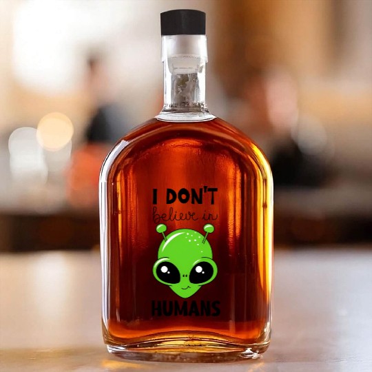 Alien Design Area 51 Whiskey Bottles