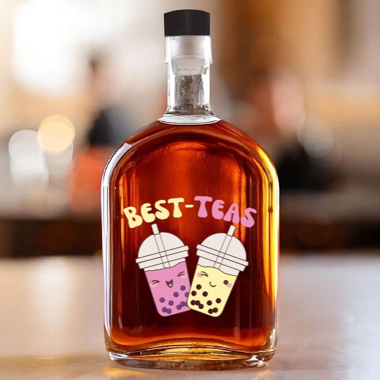 Best-Teas Cute Kawaii Bubble Tea Boba Tea Whiskey Bottles