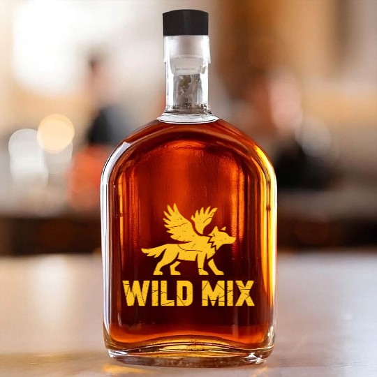 Mythical Beast Emblem Design Whiskey Bottles