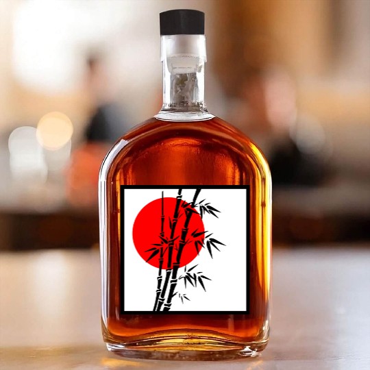 Japanese Bamboo Serenity Whiskey Bottles