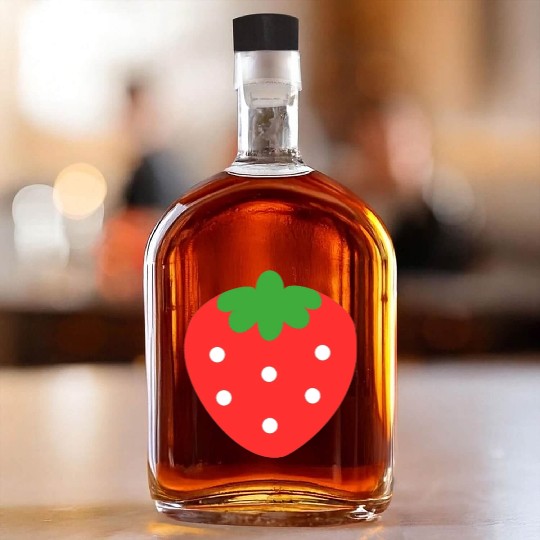 Cute Strawberry Whiskey Bottles
