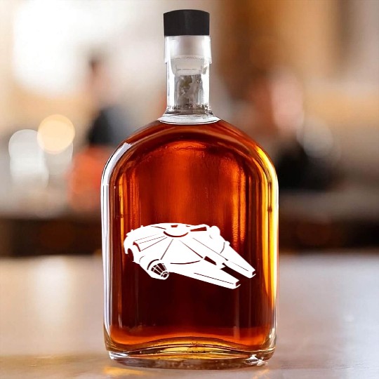 Millennium Falcon White Whiskey Bottles