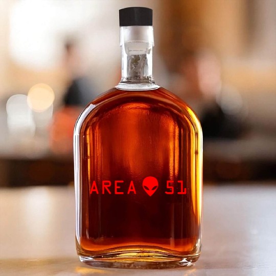area 51 Whiskey Bottles