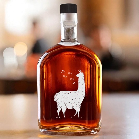 SONG OF THE LLAMA Whiskey Bottles