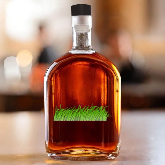 Grass texture Whiskey Bottles
