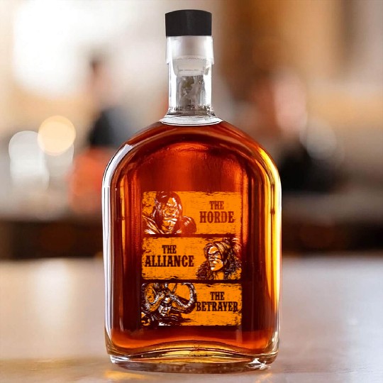 Warcraft-Warcraft stories Whiskey Bottles for Fans