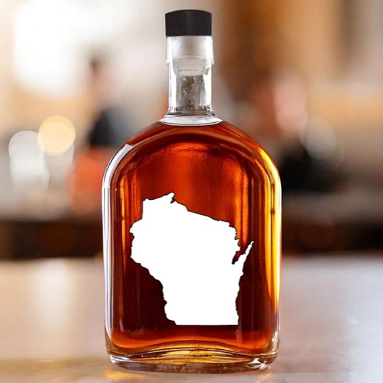 Coloring Book Wisconsin Whiskey Bottles