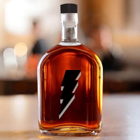 Lightning Bolt - 3D Whiskey Bottles