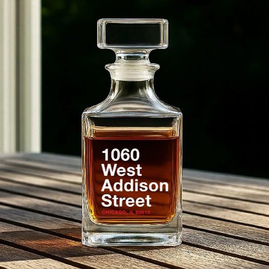 Wrigley Field Whiskey Decanters