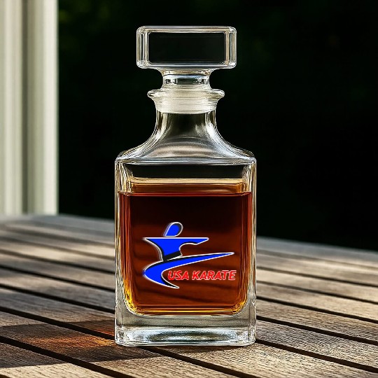 Team USA Karate Whiskey Decanters
