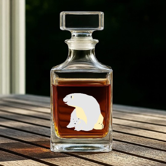 Polar bear Whiskey Decanters