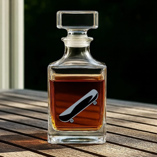 skateboard Whiskey Decanters