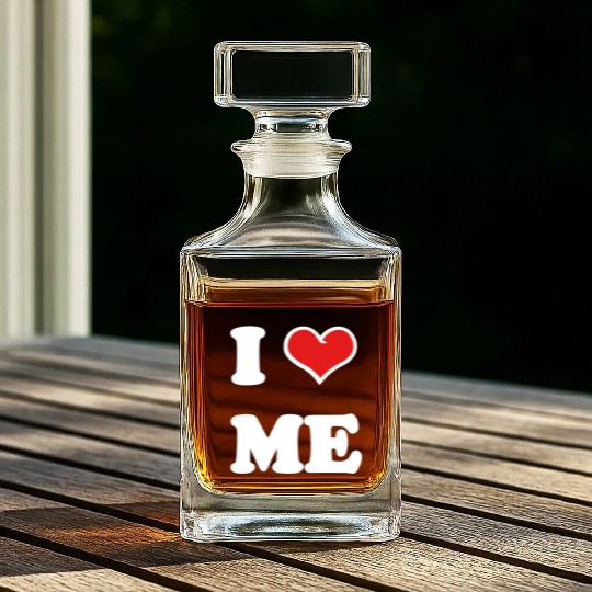 I Love Me Whiskey Decanters