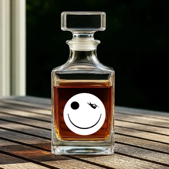 Snowboarding - Happy Halfpipe Whiskey Decanters