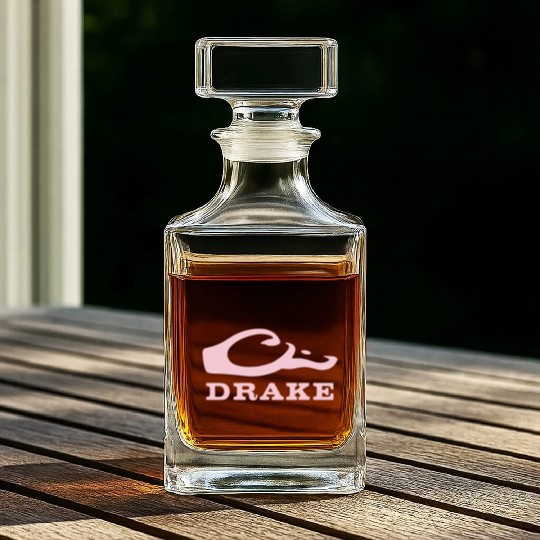 Drake Waterfowl Systems Fashion Head Whiskey Decanters