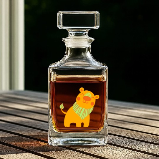 Baby lion Whiskey Decanters