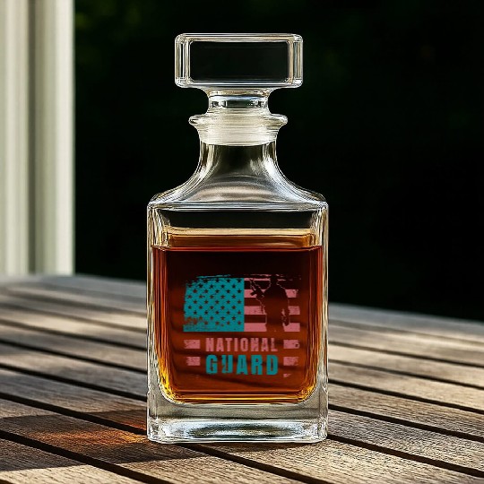 National Guard Veteran Whiskey Decanters