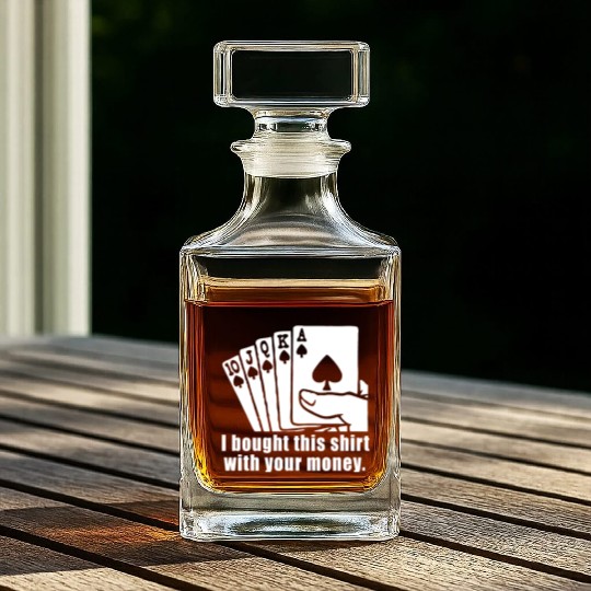 Funny Poker Casino Las Vegas Poker Night Bought Th Whiskey Decanters
