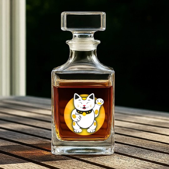 Maneki Neko - Japanese Lucky Cat Whiskey Decanters