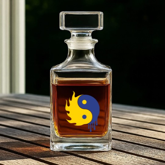 Ying Yang Whiskey Decanters