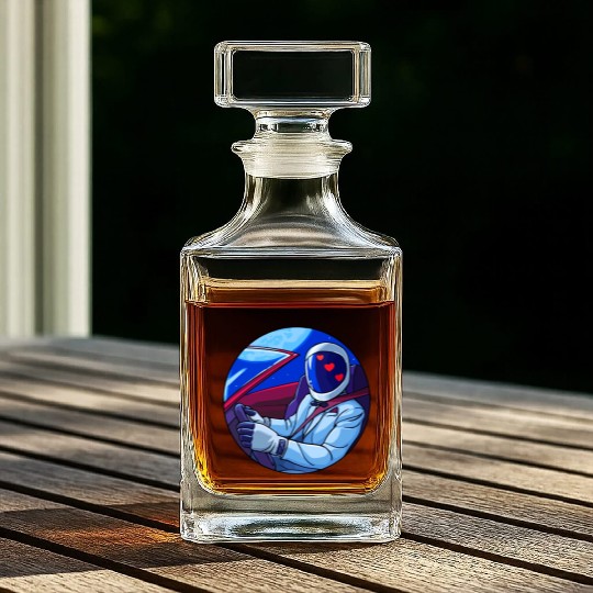 SpaceX Tesla Starman Whiskey Decanters