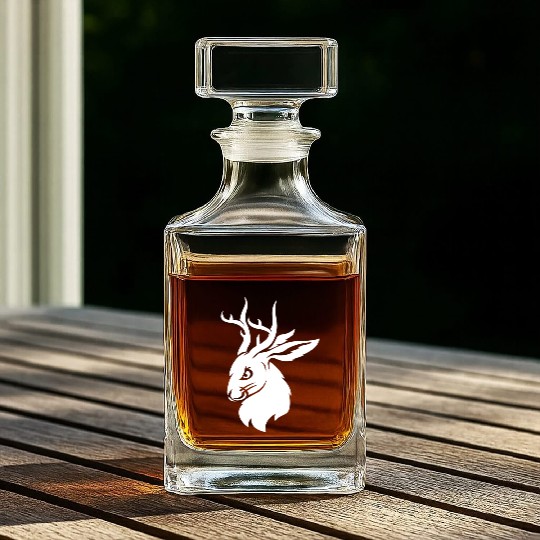 Jackalope Whiskey Decanters