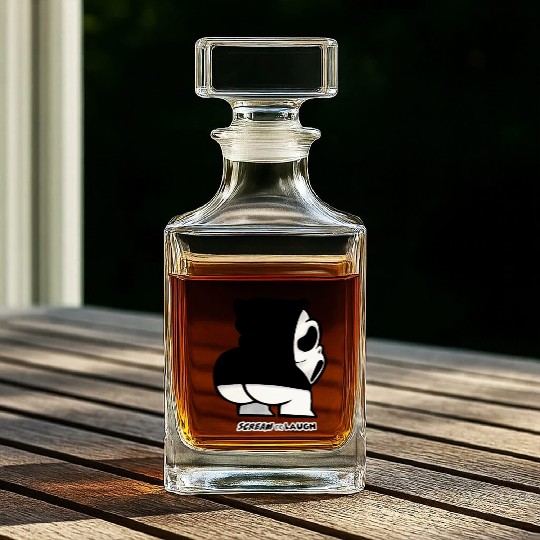 Ghost creature scream or laugh Whiskey Decanters