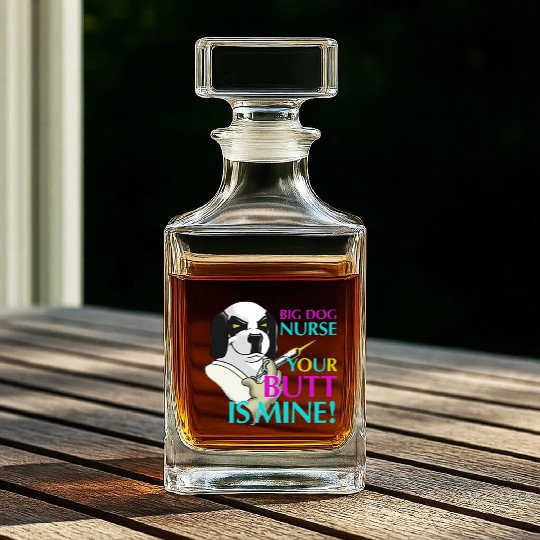 BIG DOG NURSE Whiskey Decanters