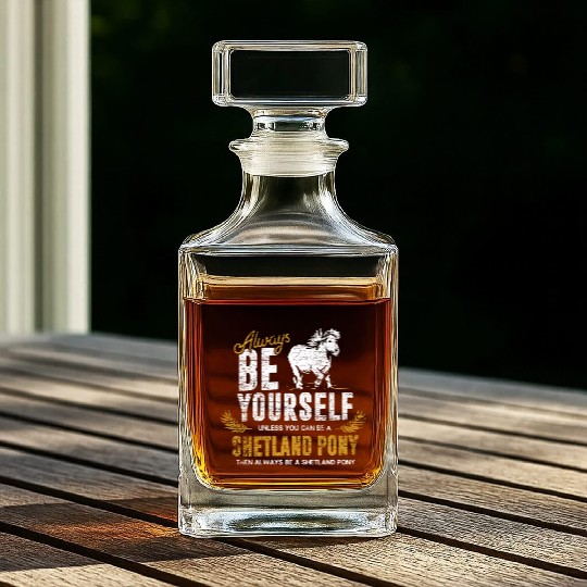 Shetland Pony Gift Whiskey Decanters