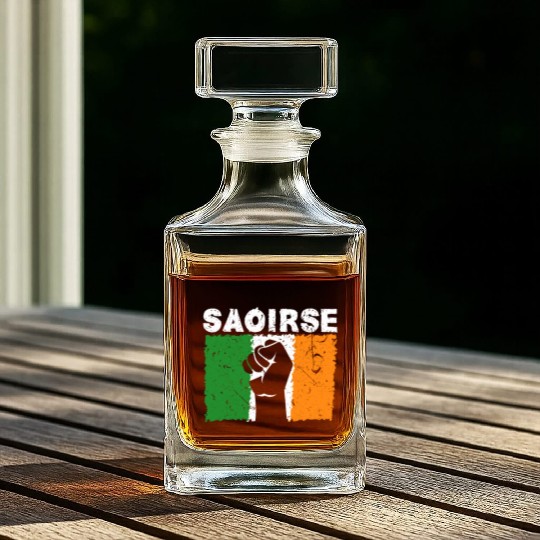 Saoirse Irish Republican Conservative Capitalist I Whiskey Decanters