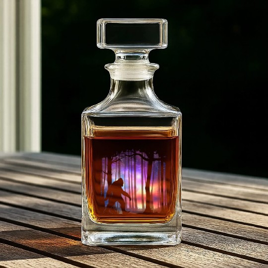 Bigfoot Northern Lights - Space Galaxy Aurora Whiskey Decanters