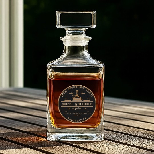 Royal Apothecary Society - brainbubbles Whiskey Decanters