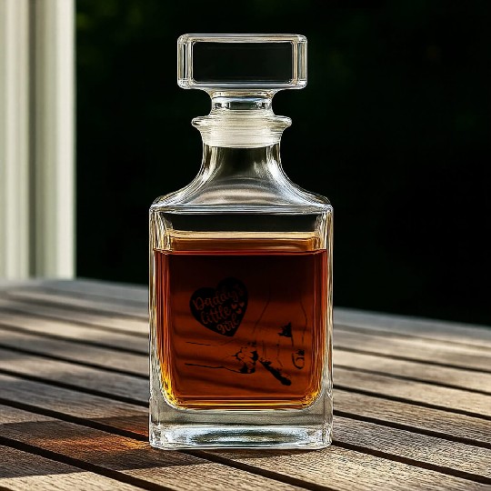 daddy little girl,daddy daughter Whiskey Decanters,daddy&me