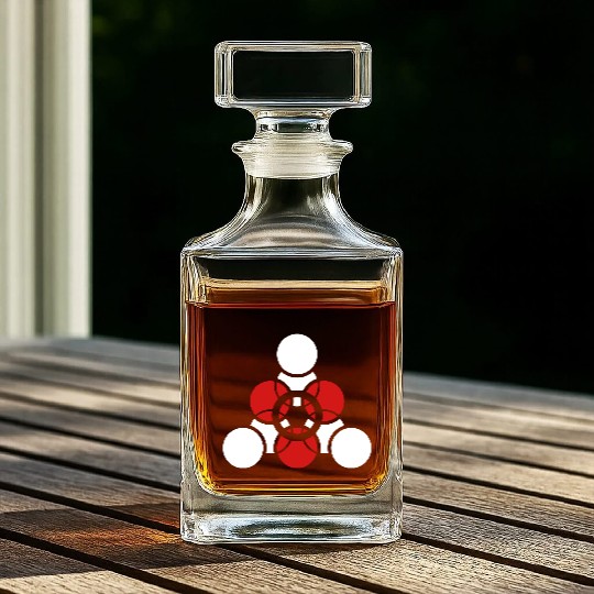 Mandala - Sacred Geometry - Music Whiskey Decanters