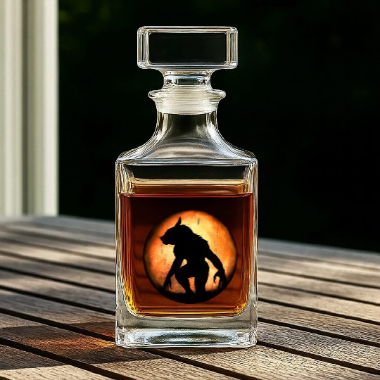 Werewolf Whiskey Decanters