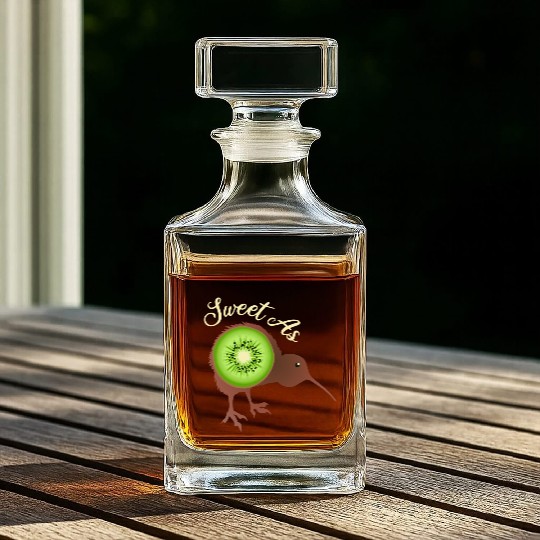 Sweet as Kiwi New Zealand Funny Gift Idea Whiskey Decanters
